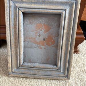 Rustic Gray Wooden Picture Frame